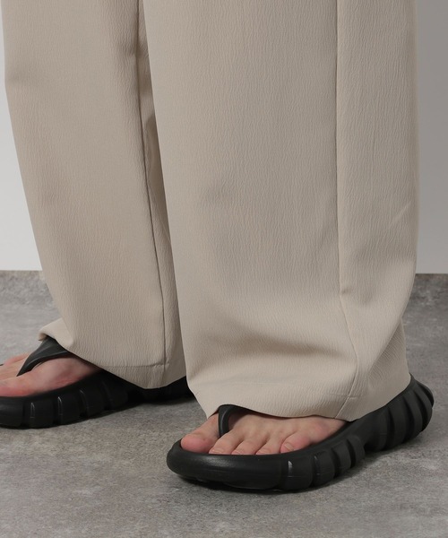 LAKOLE（ラコレ）の「楊柳ジャガードトラウザー /648306（その他パンツ・メンズ・ブラック/テラコッタ/グレイッシュベージュ/カーキ・MEDIUM/LARGE）」の6枚目の写真