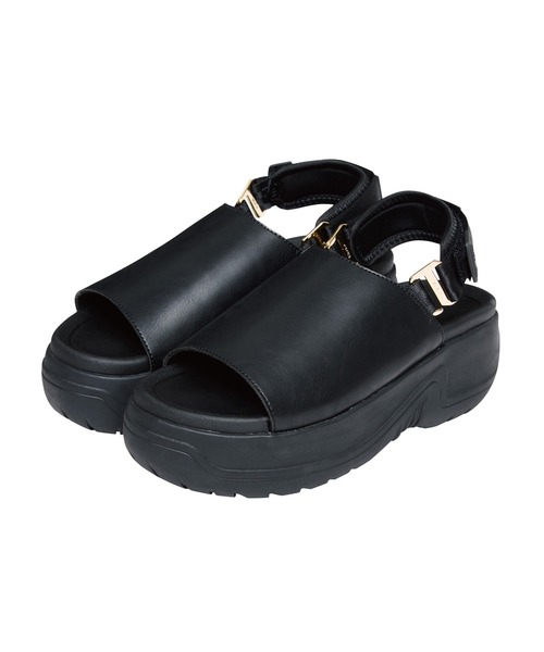SHAKA(シャカ)の「SHAKA 厚底サンダル VACAY EVOL CHUNKY(サンダル・レディース・ブラウン/ブラック/キナリ・23/22/25/24)」の3枚目の写真