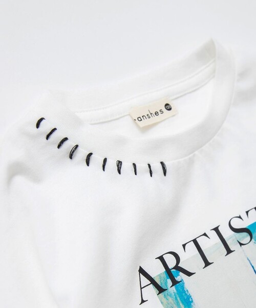 BRANSHES（ブランシェス）の「フォトグラフィック半袖Tシャツ（Tシャツ/カットソー・キッズ・アイボリー/ブラック・100/150/130/140/120/110）」の4枚目の写真
