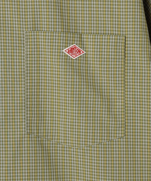 DANTON（ダントン）の「DANTON | ボイルポプリン 半袖ワークシャツ MEN（シャツ/ブラウス・メンズ・ブルー系その他5/グリーン系その他/グリーン系その他2・42/40）」の9枚目の写真