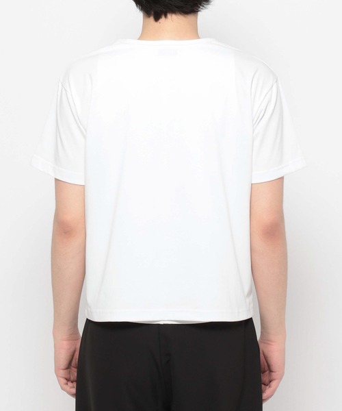 LURAKU（ルラク）の「【LURAKU】Loose Neck Cropped Tee / ルーズネッククロップドTシャツ（Tシャツ/カットソー・メンズ・ブラック/オフホワイト・S/M/L）」の19枚目の写真