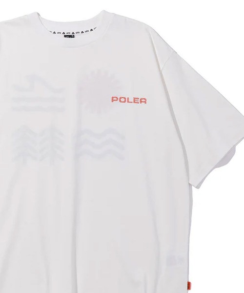 POLeR(ポーラー)の「POLER PRM CLOTH STITCH EMB TEE(Tシャツ/カットソー・メンズ・グレー/ホワイト・XL/L/M)」の1枚目の写真