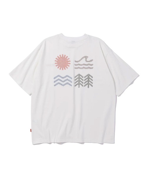 POLeR(ポーラー)の「POLER PRM CLOTH STITCH EMB TEE(Tシャツ/カットソー・メンズ・グレー/ホワイト・XL/L/M)」の7枚目の写真