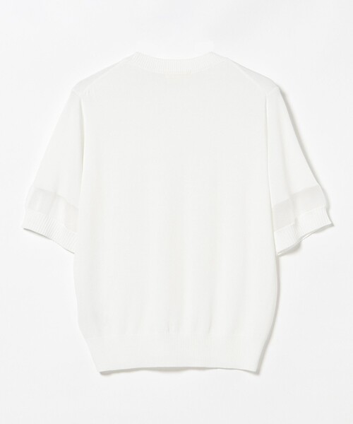 BEAMS HEART(ビームスハート)の「ウォッシャブル ニット Tシャツ(ニット/セーター・レディース・オフホワイト/ブラック/パープル系その他4・FREE)」の5枚目の写真