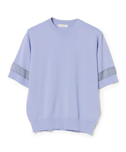 BEAMS HEART(ビームスハート)の「ウォッシャブル ニット Tシャツ(ニット/セーター・レディース・オフホワイト/ブラック/パープル系その他4・FREE)」の10枚目の写真