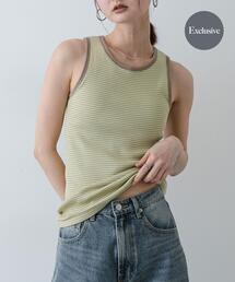 『別注』Healthknit×SENSE OF PLACE ボーダータンクトップ