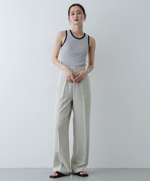 別注』Healthknit×SENSE OF PLACE ボーダータンクトップ（タンクトップ