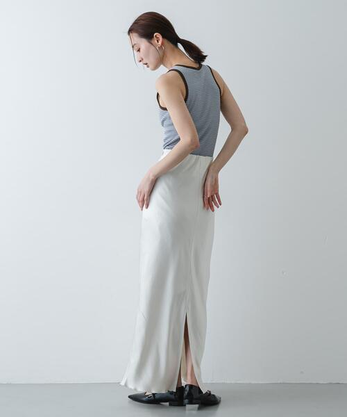 SENSE OF PLACE by URBAN RESEARCH（センスオブプレイスバイアーバンリサーチ）の「『別注』Healthknit×SENSE OF PLACE ボーダータンクトップ（タンクトップ・レディース・イエロー系その他/ホワイト系その他/ブルー系その他・ONE）」の17枚目の写真