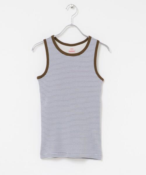 別注』Healthknit×SENSE OF PLACE ボーダータンクトップ（タンクトップ