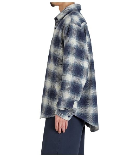 REMI RELIEF NAVY LABEL（レミレリーフネイビーレーベル）の「REMI RELIEF NAVY LABEL / レミレリーフ ネイビーレーベル：ジャズネップチェックSH：RN29373072AK[STD]（シャツ/ブラウス・メンズ・ブルー・L/M）」の11枚目の写真