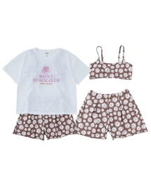 ROXY（ロキシー）の「ROXY キッズ PEAKDAY 3点セット ラッシュTシャツ付き 水着【2026年春夏モデル】（水着）」