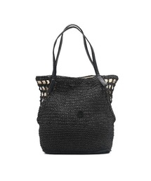 CLEDRAN（クレドラン）の「【ペーパー × 羊革】CL3958 HAND＆WORK PAPER SIDE PATTERN TOTE（かごバッグ）」