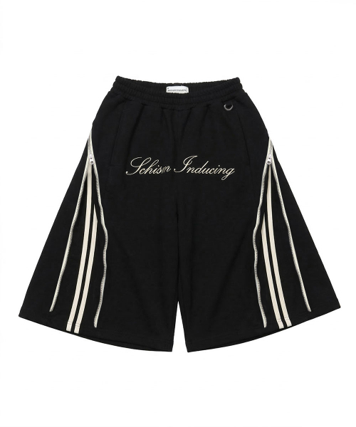 セール】CROSS ZIPPER SHORTS BLACK（その他パンツ）｜SCHISM INDUCING 