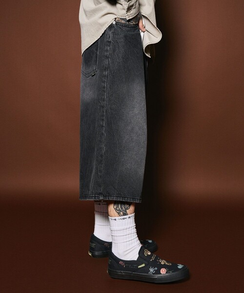 Subciety(サブサエティ)の「USA cotton denim shorts(デニムパンツ・メンズ・インディゴブルー/ブラック・MEDIUM/LARGE)」の19枚目の写真