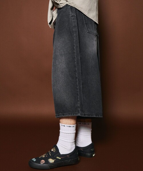 Subciety(サブサエティ)の「USA cotton denim shorts(デニムパンツ・メンズ・インディゴブルー/ブラック・MEDIUM/LARGE)」の21枚目の写真