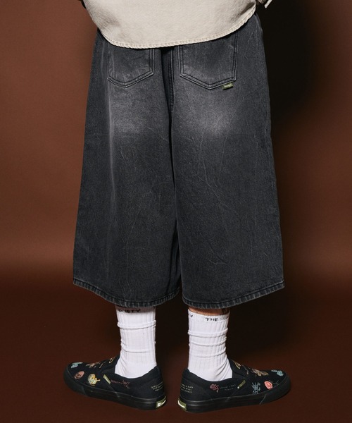 Subciety(サブサエティ)の「USA cotton denim shorts(デニムパンツ・メンズ・インディゴブルー/ブラック・MEDIUM/LARGE)」の7枚目の写真