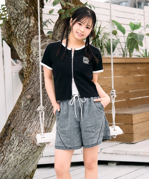 LOVETOXIC(ラブトキシック)の「【再入荷♪】【LTXC/冷感/UV/撥水】水陸両用パンツ(その他パンツ・キッズ・ブラック/ブルー/グレー/エメラルド/オレンジ・130cm/M:150cm/L:160cm/S:140cm)」の2枚目の写真
