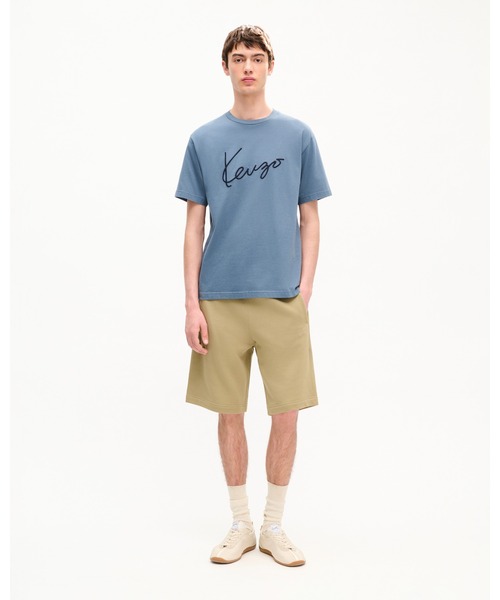 KENZO(ケンゾー)の「'KENZO Signature' エンブロイダリー Tシャツ イン コットン(Tシャツ/カットソー・メンズ・グレー系その他・MEDIUM/X-SMALL/LARGE/SMALL)」の4枚目の写真