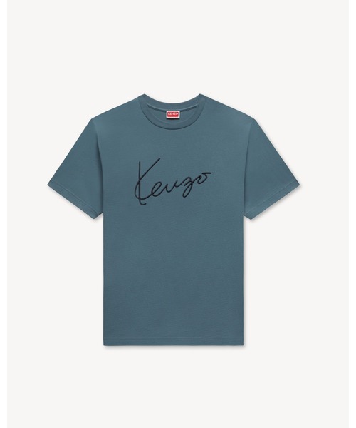 KENZO(ケンゾー)の「'KENZO Signature' エンブロイダリー Tシャツ イン コットン(Tシャツ/カットソー・メンズ・グレー系その他・MEDIUM/X-SMALL/LARGE/SMALL)」の5枚目の写真