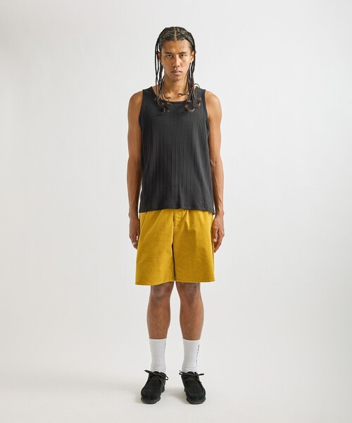 Saturdays NYC(サタデーズ ニューヨークシティ )の「Venice Rib Tank(タンクトップ・メンズ・チャコールグレー/キナリ/ブラック・L/M/S/XL)」の17枚目の写真