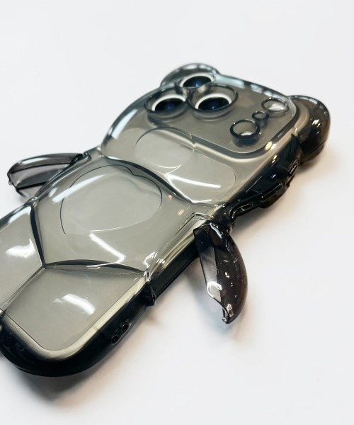 Fun & Daily(ファンアンドデイリー)の「Stand Bear iPhone Case 16 17 Pro ProMax / アイフォンケース(スマホケース/カバー・レディース・クリア/ブラック・iPhone 16 Pro Max/iPhone 16 Pro/iPhone 17 Pro/iPhone 17/iPhone 16/iPhone 17 Pro Max)」の8枚目の写真