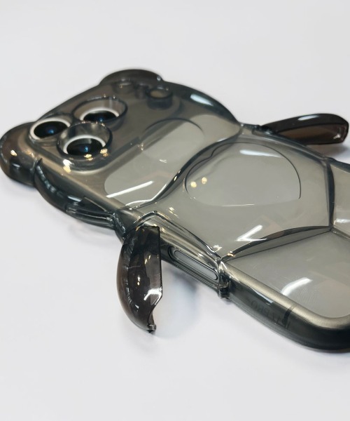 Fun & Daily(ファンアンドデイリー)の「Stand Bear iPhone Case 16 17 Pro ProMax / アイフォンケース(スマホケース/カバー・レディース・クリア/ブラック・iPhone 16 Pro Max/iPhone 16 Pro/iPhone 17 Pro/iPhone 17/iPhone 16/iPhone 17 Pro Max)」の9枚目の写真
