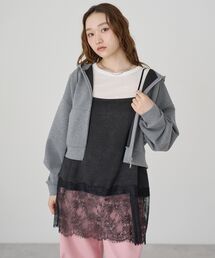レーストリムキャミソール