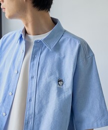 アニマル刺繍オックス半袖シャツ