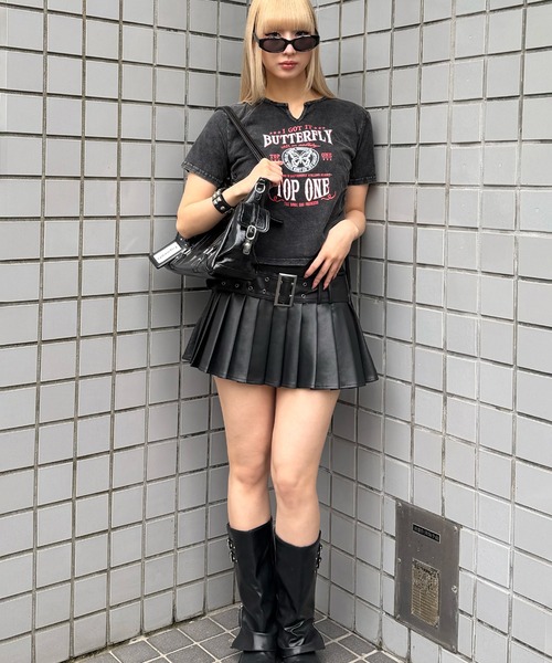 Figments(フィグメンツ)の「サイドギャザーピグメントT(Tシャツ/カットソー・レディース・その他2/その他1・FREE)」の4枚目の写真