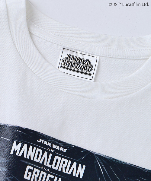 STAR WARS(スターウォーズ)の「STAR WARS / スター・ウォーズ マンダロリアン プリント Tシャツ(Tシャツ/カットソー・メンズ・ホワイト/ライトブルー/ホワイト系その他/ブラック系その他/アイボリー/グリーン・MEDIUM/LARGE)」の9枚目の写真