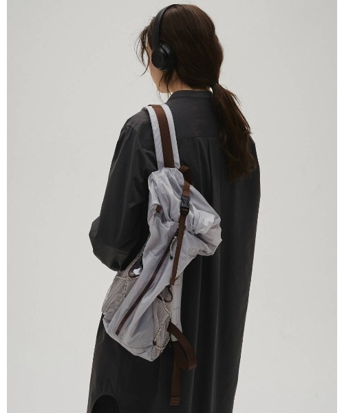 TODAYFUL(トゥデイフル)の「TODAYFUL Useful Sheer Backpack(バックパック/リュック・レディース・ライトブルー/ブラック・FREE)」の11枚目の写真