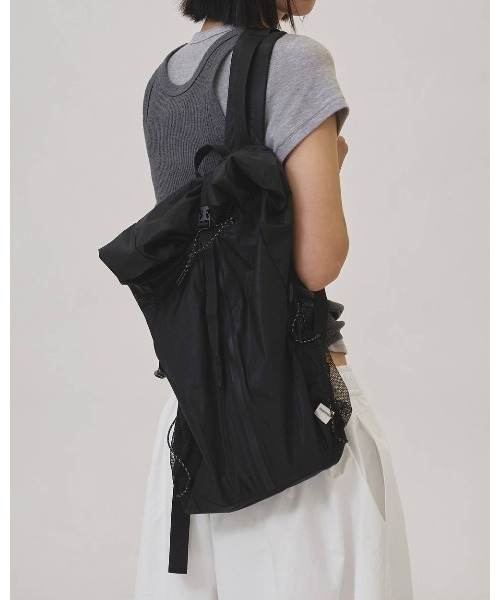 TODAYFUL(トゥデイフル)の「TODAYFUL Useful Sheer Backpack(バックパック/リュック・レディース・ライトブルー/ブラック・FREE)」の7枚目の写真