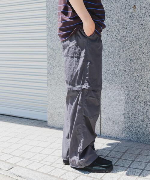 FORK&SPOON（フォークアンドスプーン）の「FORK&SPOON　コンバーチブルパンツ（その他パンツ・メンズ・ブラック/グレー・5/4）」の5枚目の写真