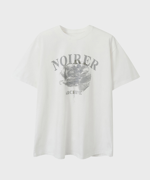 NOIRER(ノイア)の「アーカイブプリントTシャツ(ホワイト)(Tシャツ/カットソー・メンズ・その他・48/50/52)」の2枚目の写真