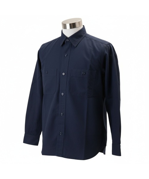 BACKYARD FAMILY(バックヤードファミリー)の「HOUSTON OX L.S WORK SHIRT(シャツ/ブラウス・メンズ・ブラック/オリーブ/ネイビー・M/XL/L)」の3枚目の写真