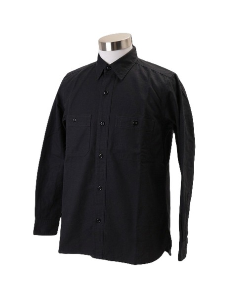 Resurrection ブラック シャツ HOUSTON OX L.S WORK SHIRT（シャツ/ブラウス）｜BACKYARD FAMILY