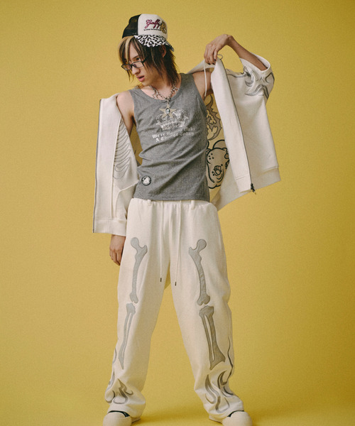 GALFY(ガルフィー)の「『GALFY/ガルフィー』爆上げ↑↑ギラタンク(Tシャツ/カットソー・レディース・ブラック/グレー/ホワイト・XL/L)」の21枚目の写真