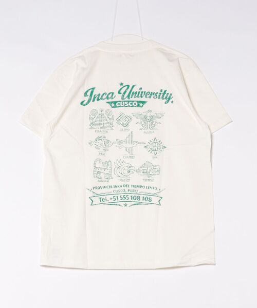 チチカカ(チチカカ)の「Orale! インカユニバーシティTシャツ(Tシャツ/カットソー・レディース・ブラック/ホワイト・FREE)」の18枚目の写真