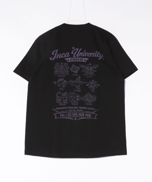 チチカカ(チチカカ)の「Orale! インカユニバーシティTシャツ(Tシャツ/カットソー・レディース・ブラック/ホワイト・FREE)」の19枚目の写真