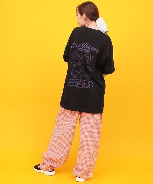 チチカカ(チチカカ)の「Orale! インカユニバーシティTシャツ(Tシャツ/カットソー・レディース・ブラック/ホワイト・FREE)」の5枚目の写真