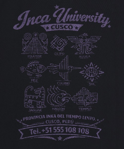 チチカカ(チチカカ)の「Orale! インカユニバーシティTシャツ(Tシャツ/カットソー・レディース・ブラック/ホワイト・FREE)」の15枚目の写真