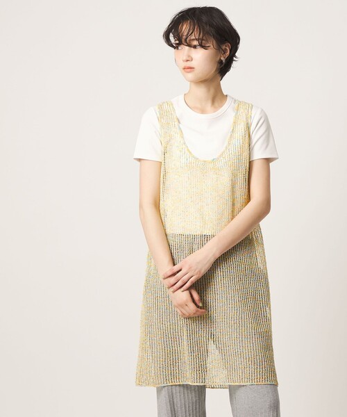 CITEN(シテン)の「<CITEN>スカシアミニットワンピース(ワンピース・レディース・その他1/ベージュ/ブラック・FREE)」の14枚目の写真