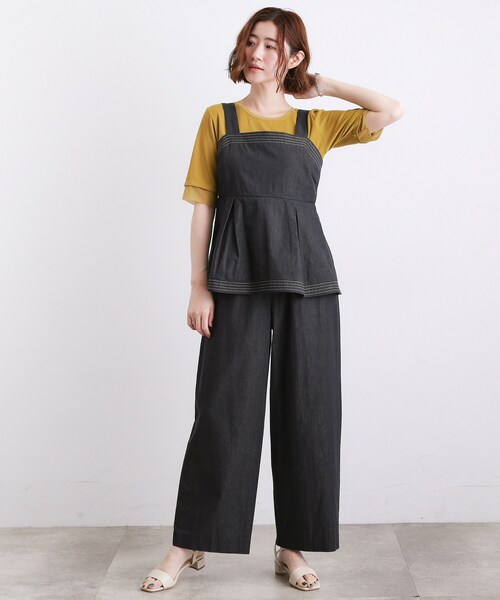 grove(グローブ)の「【2点SET】着るだけで旬顔!ステッチワークビスチェSETUP(セットアップ・レディース・ネイビー/ブラック/ブラウン系その他・03/02/01/05/04)」の18枚目の写真
