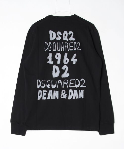 DSQUARED2(ディースクエアード)の「(日本限定)Cool Fit Wash Long Sleeve Tee/0262(Tシャツ/カットソー・メンズ・ホワイト/ブラック・S/M/XL/L)」の3枚目の写真