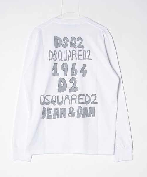DSQUARED2(ディースクエアード)の「(日本限定)Cool Fit Wash Long Sleeve Tee/0262(Tシャツ/カットソー・メンズ・ホワイト/ブラック・S/M/XL/L)」の4枚目の写真