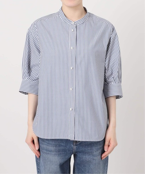 Spick & Span(スピックアンドスパン)の「《WEB限定 / 追加》パールボタンギャザースリーブシャツ(シャツ/ブラウス・レディース・その他10/ホワイト系その他・FREE)」の18枚目の写真