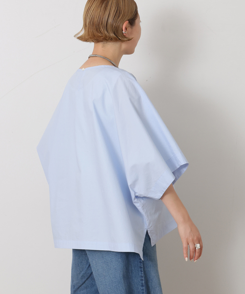 JOURNAL STANDARD LUXE(ジャーナルスタンダード ラックス)の「タイプライター ドルマンシャツ(シャツ/ブラウス・レディース・チャコールグレー/ホワイト/スカイブルー・FREE)」の17枚目の写真
