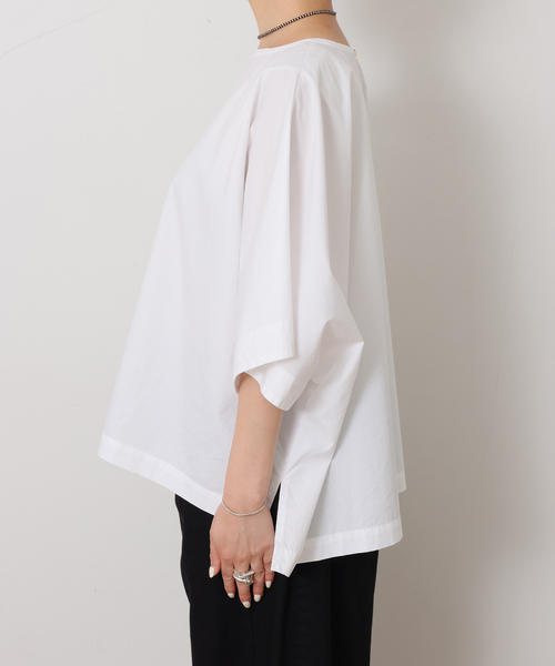 JOURNAL STANDARD LUXE(ジャーナルスタンダード ラックス)の「タイプライター ドルマンシャツ(シャツ/ブラウス・レディース・チャコールグレー/ホワイト/スカイブルー・FREE)」の20枚目の写真
