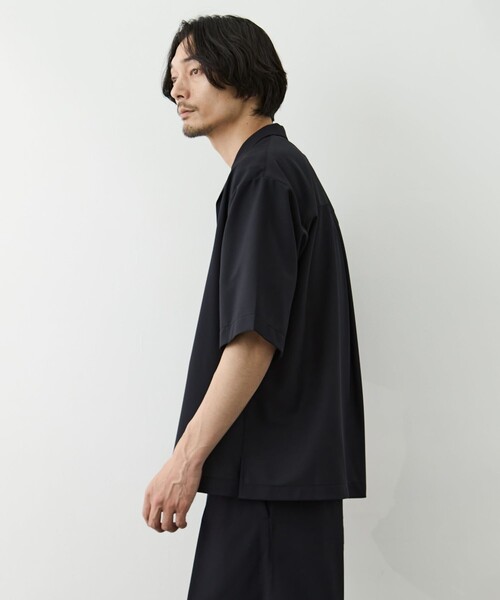 GOOD PEOPLE GOOD STITCHING GOOD PRODUCT(グッドピープルグッドスティッチンググッドプロダクト)の「【GOOD PEOPLE GOOD STITCHING GOOD PRODUCT/グッドピープルグッドスティッチンググッドプロダクト】別注 Open Collor Half Sleeve Shirt(シャツ/ブラウス・メンズ・ネイビー/カーキ・S/M)」の8枚目の写真