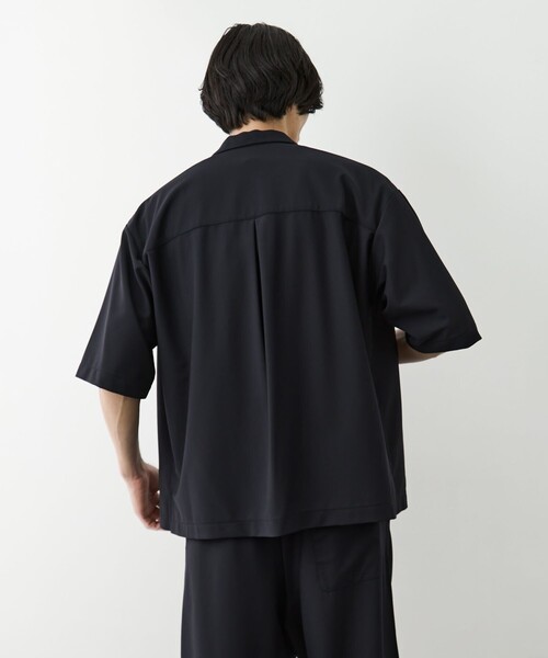 GOOD PEOPLE GOOD STITCHING GOOD PRODUCT(グッドピープルグッドスティッチンググッドプロダクト)の「【GOOD PEOPLE GOOD STITCHING GOOD PRODUCT/グッドピープルグッドスティッチンググッドプロダクト】別注 Open Collor Half Sleeve Shirt(シャツ/ブラウス・メンズ・ネイビー/カーキ・S/M)」の9枚目の写真